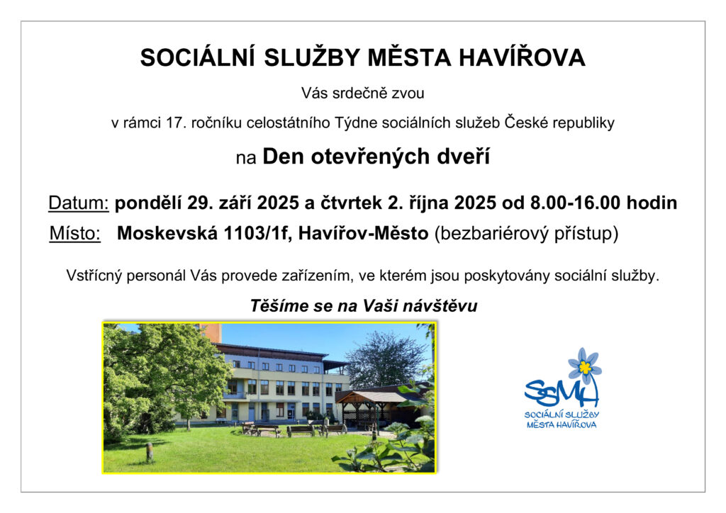 pozvánka na den otevřených dveří